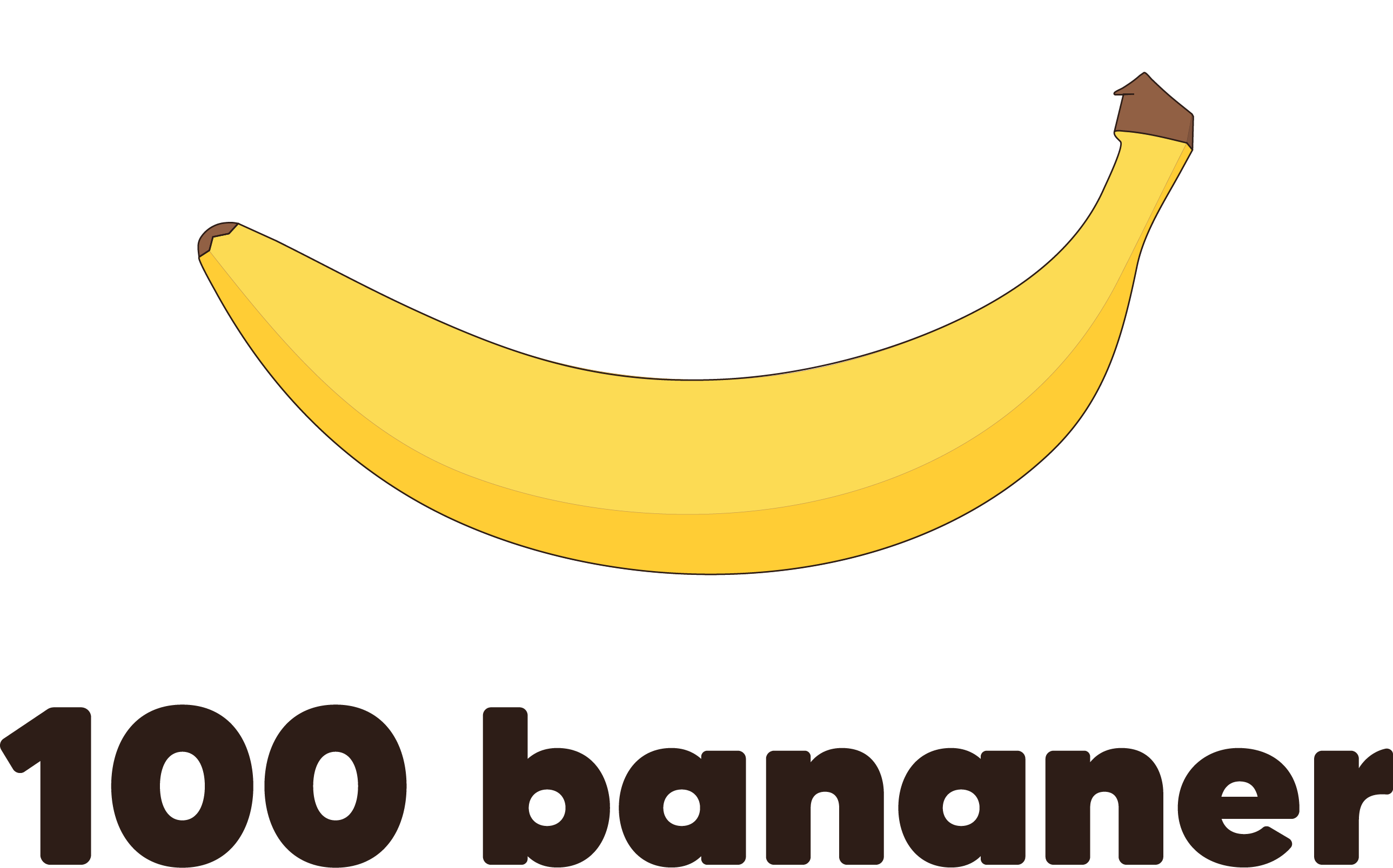 100 bananer